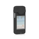 Para Insta360 X3 PULUZ Funda protectora de silicona con cubierta de lente, Funda de silicona (Negra), Funda de silicona (Azul), Funda de silicona (Roja)